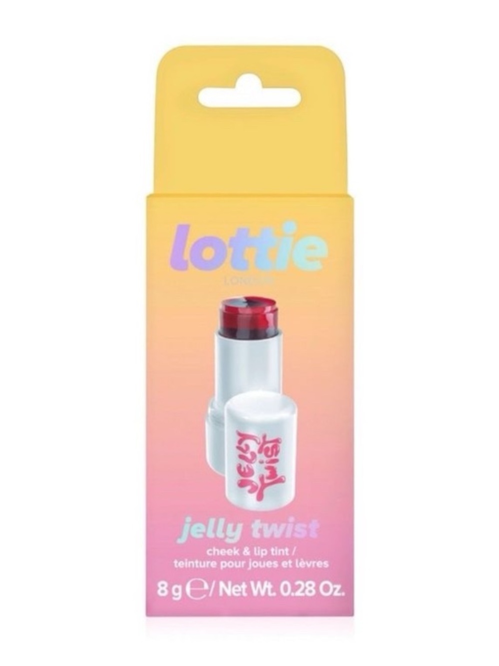 Lottie London Jelly Twist Cheek & Lip Tint Berry Burst Pink Red NIB